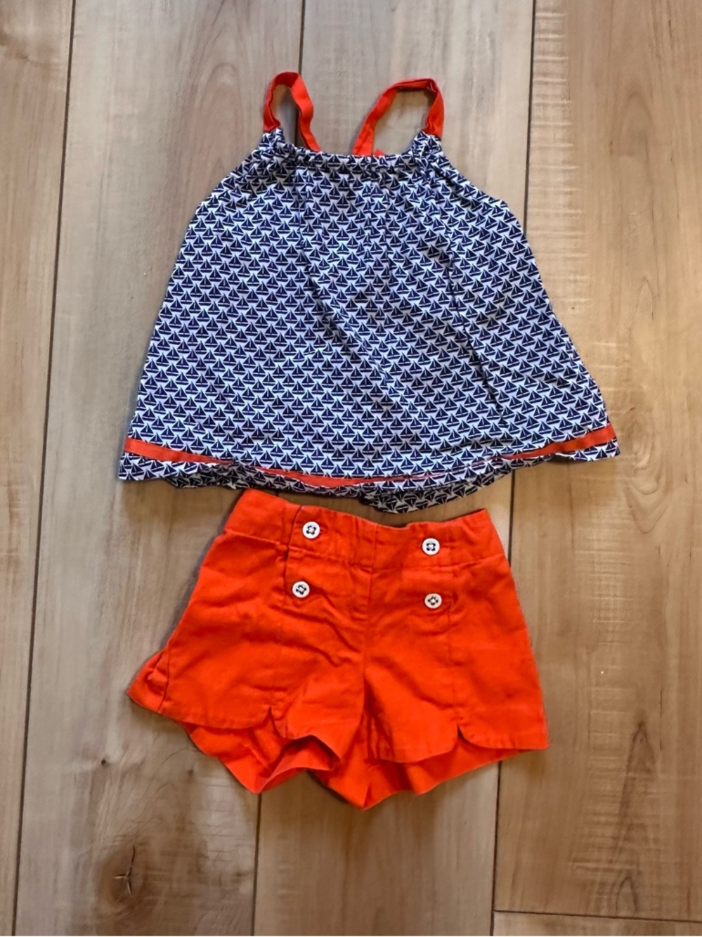 Janie and Jack Girls Short set